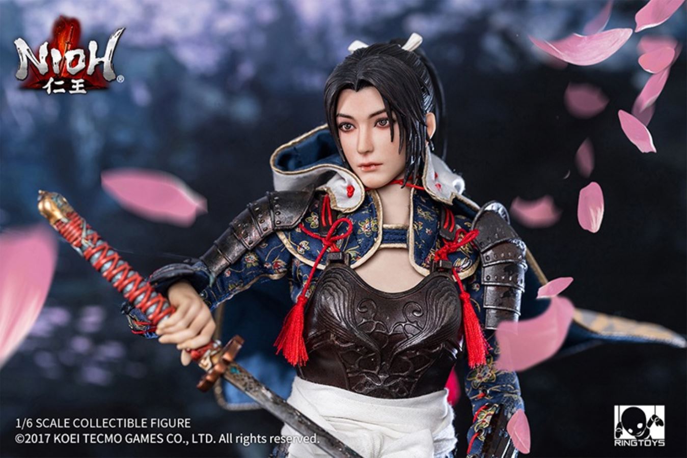 Nioh - Tachibana Chiyo Movable Female Soldier 1/6