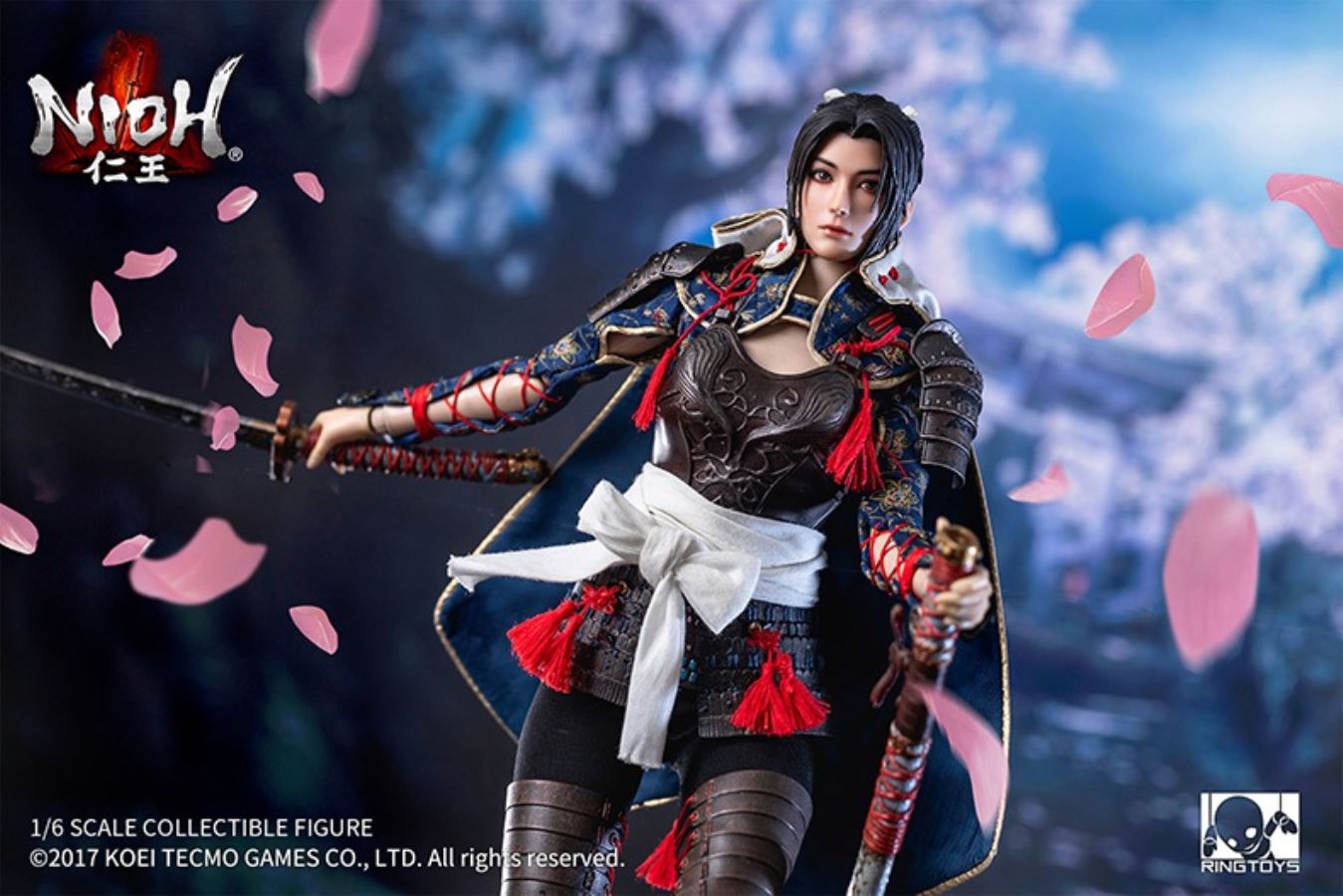 Nioh - Tachibana Chiyo Movable Female Soldier 1/6