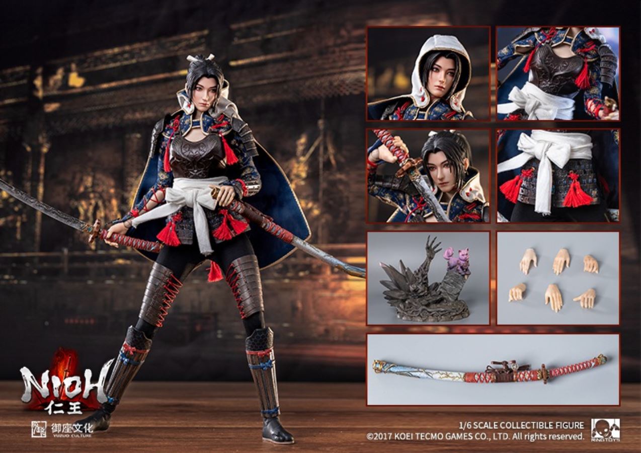 Nioh - Tachibana Chiyo Movable Female Soldier 1/6