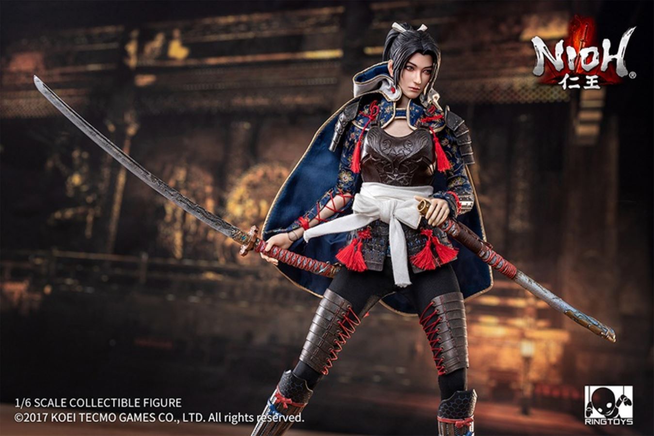 Nioh - Tachibana Chiyo Movable Female Soldier 1/6