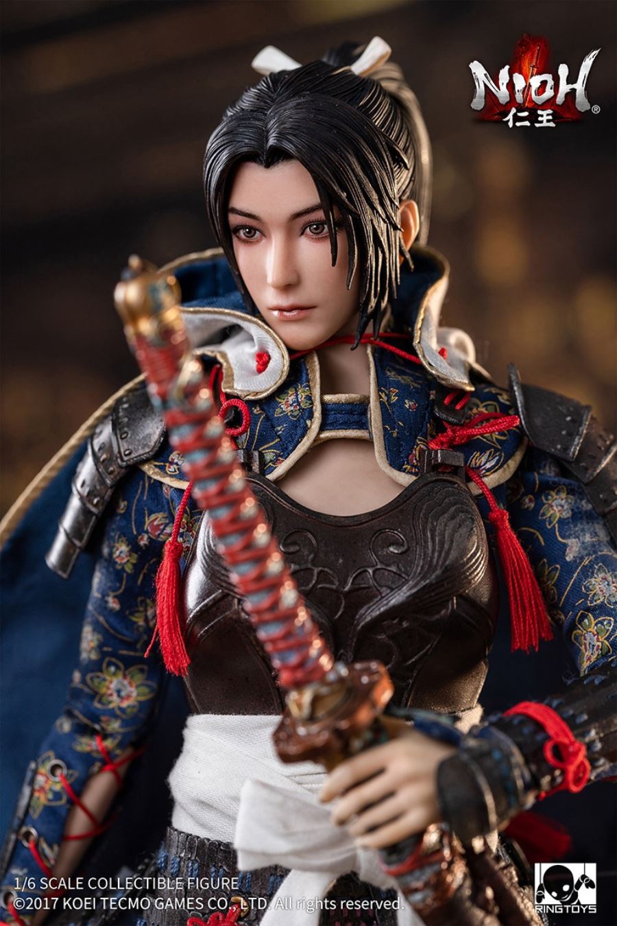 Nioh - Tachibana Chiyo Movable Female Soldier 1/6