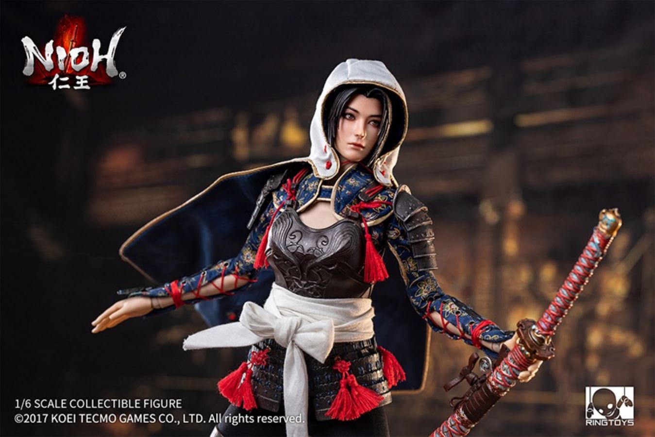 Nioh - Tachibana Chiyo Movable Female Soldier 1/6