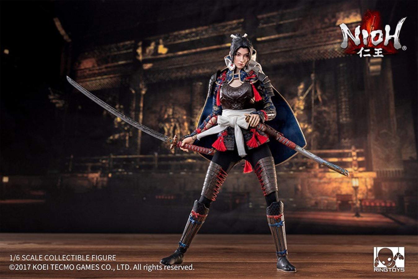 Nioh - Tachibana Chiyo Movable Female Soldier 1/6