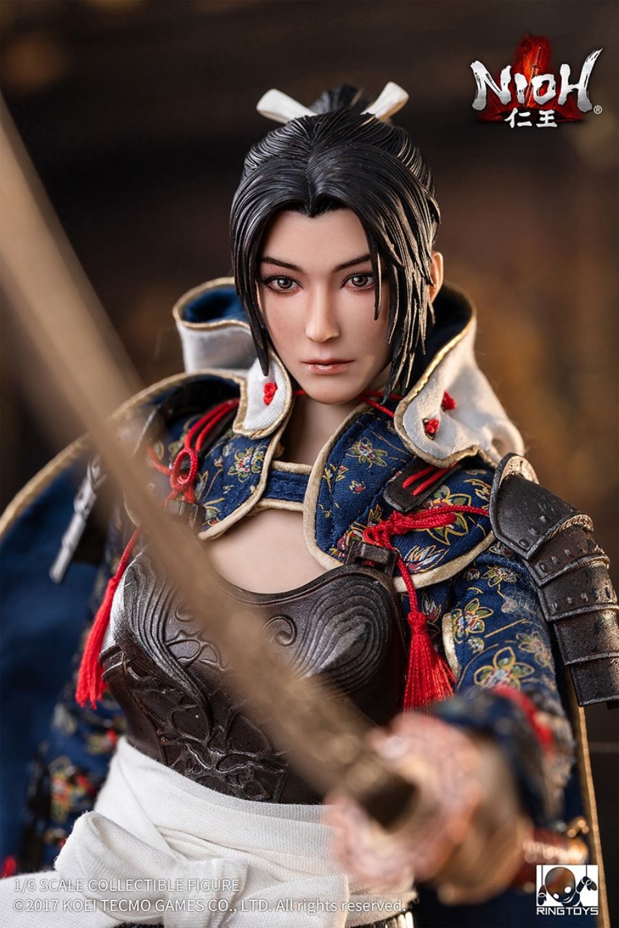 Nioh - Tachibana Chiyo Movable Female Soldier 1/6