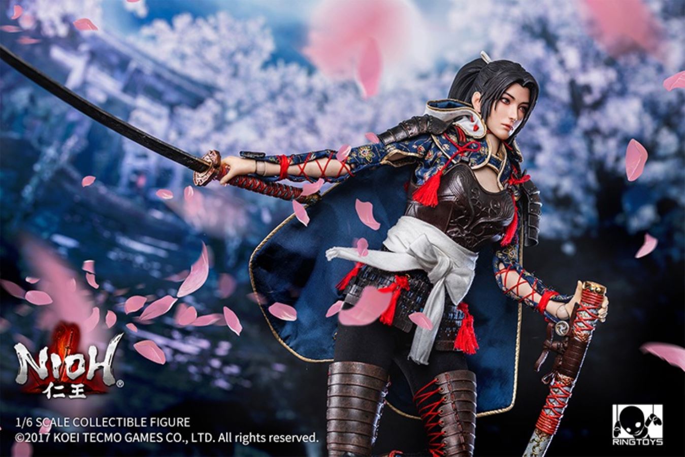 Nioh - Tachibana Chiyo Movable Female Soldier 1/6