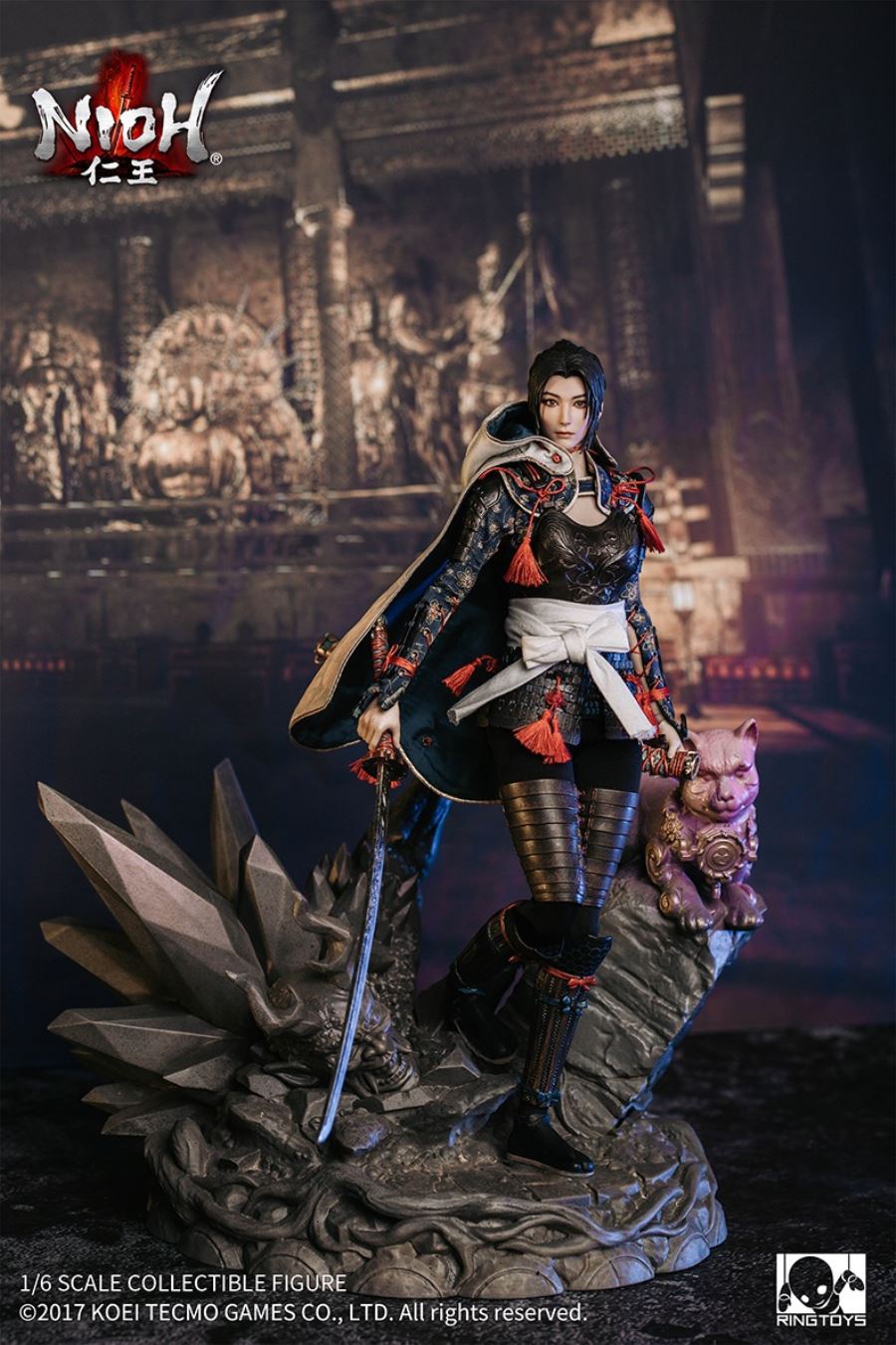 Nioh - Tachibana Chiyo Movable Female Soldier 1/6
