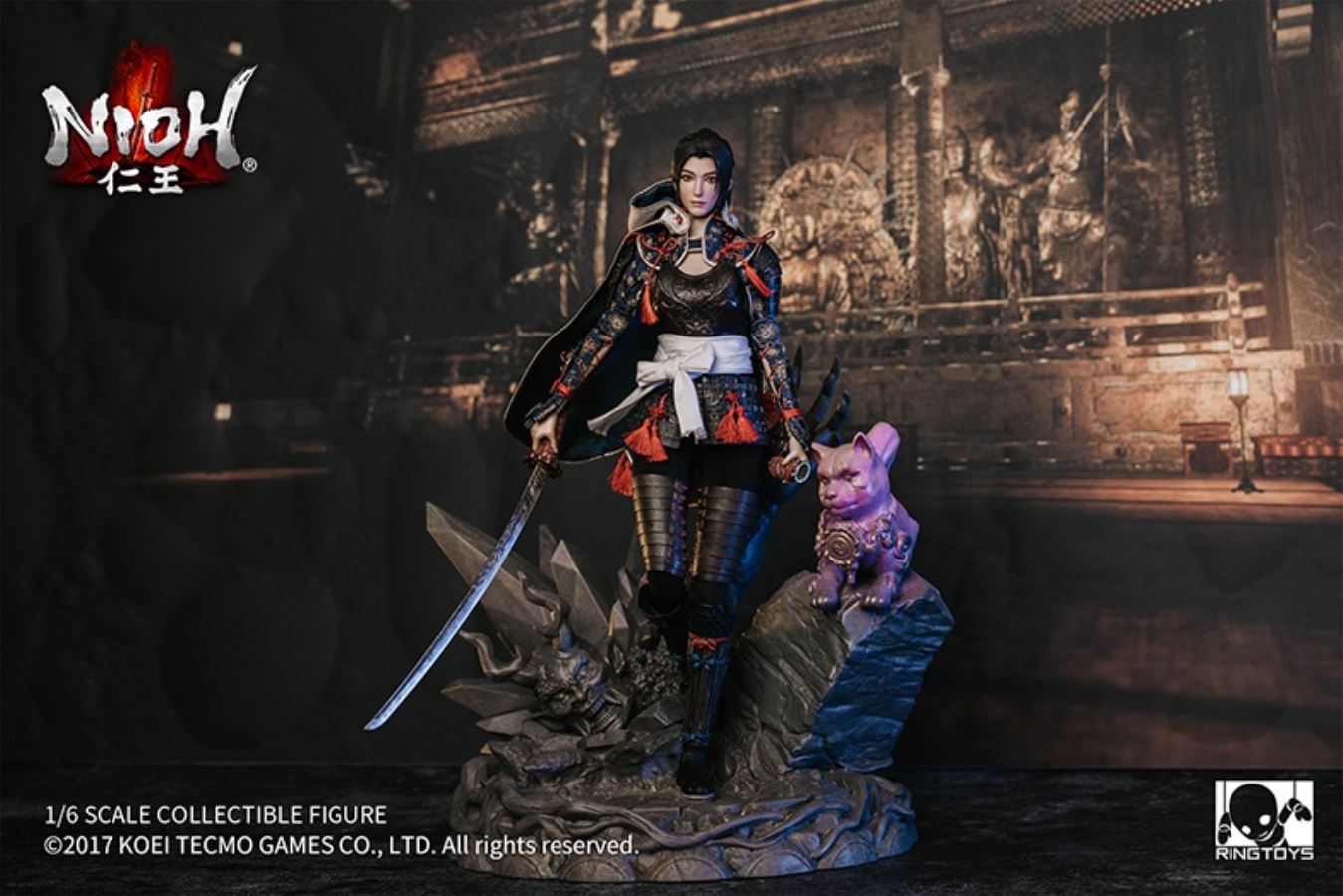 Nioh - Tachibana Chiyo Movable Female Soldier 1/6