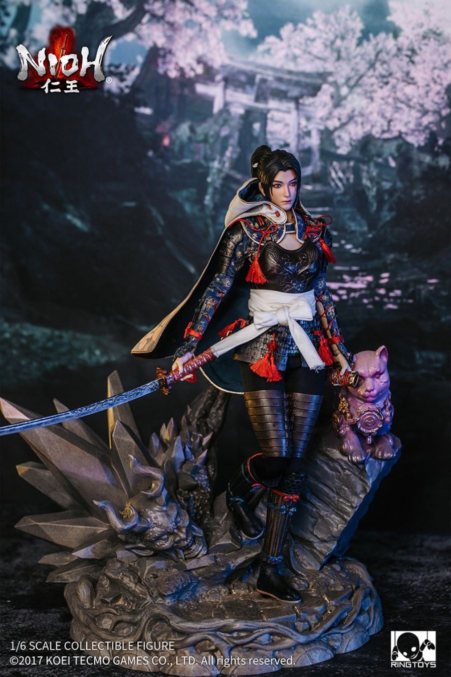 Nioh - Tachibana Chiyo Movable Female Soldier 1/6