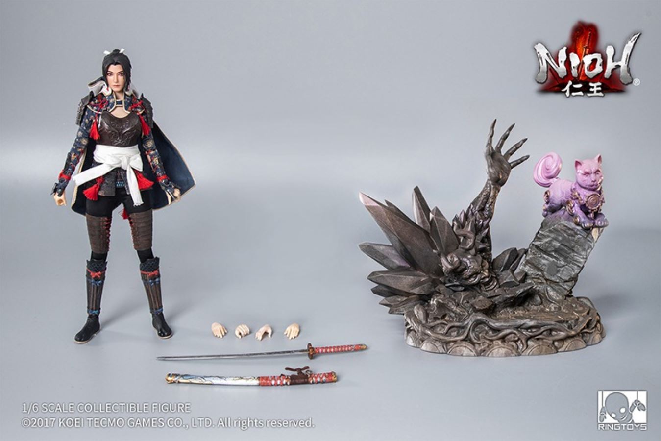 Nioh - Tachibana Chiyo Movable Female Soldier 1/6