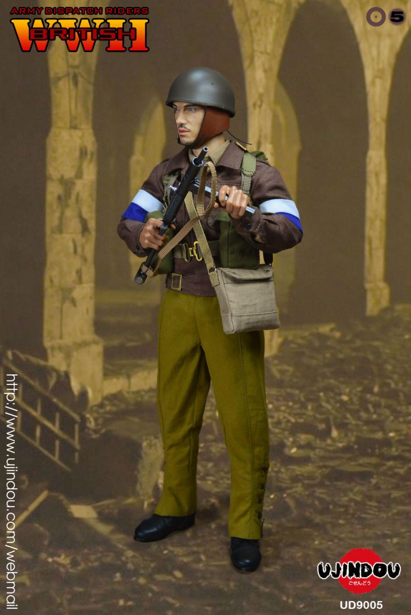 World War II-British Army Locomotive Courier WWII British Army Dispatch Riders