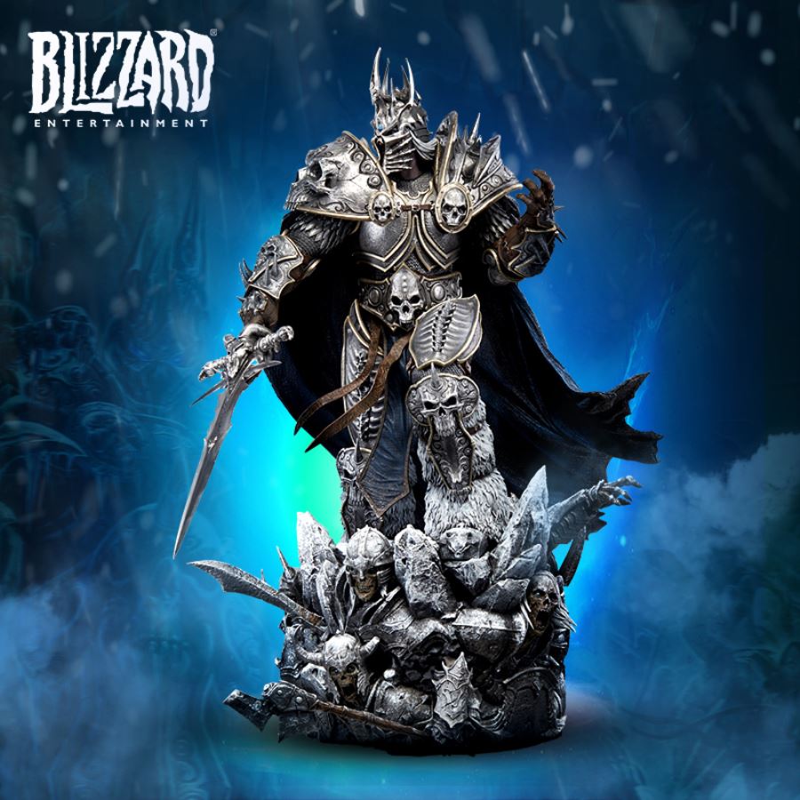 World of Warcraft Lich King-1/2 Helm of Domination & 1/4 Arthas Statue