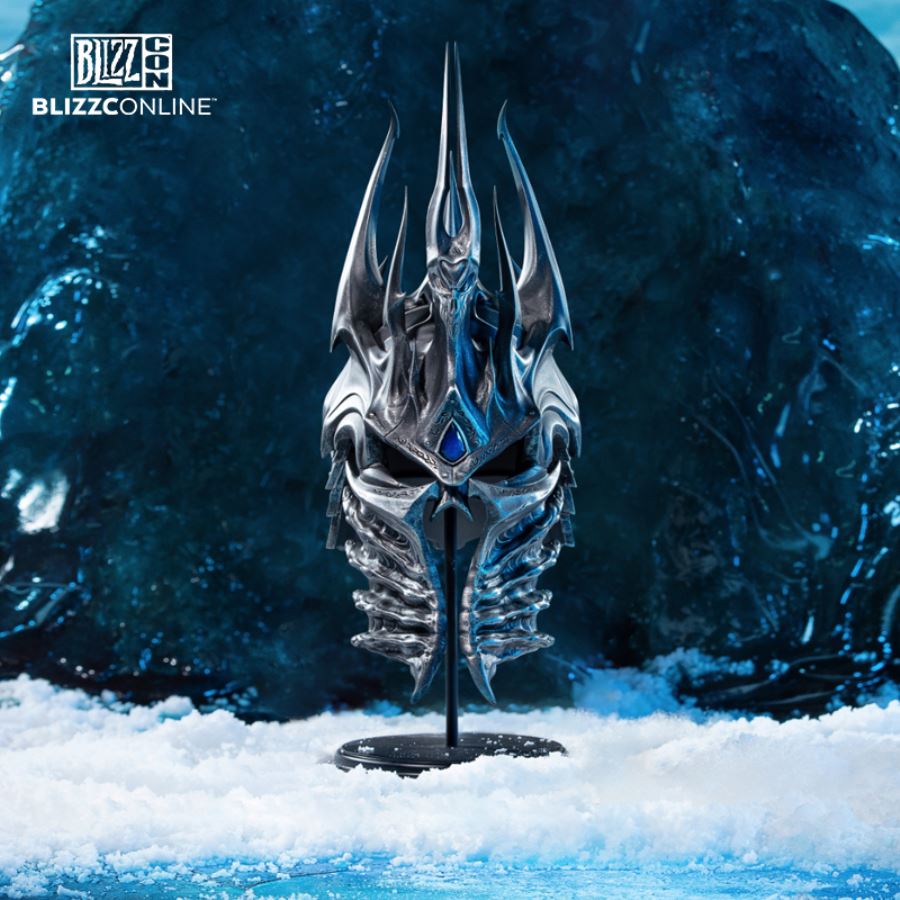 World of Warcraft Lich King-1/2 Helm of Domination & 1/4 Arthas Statue