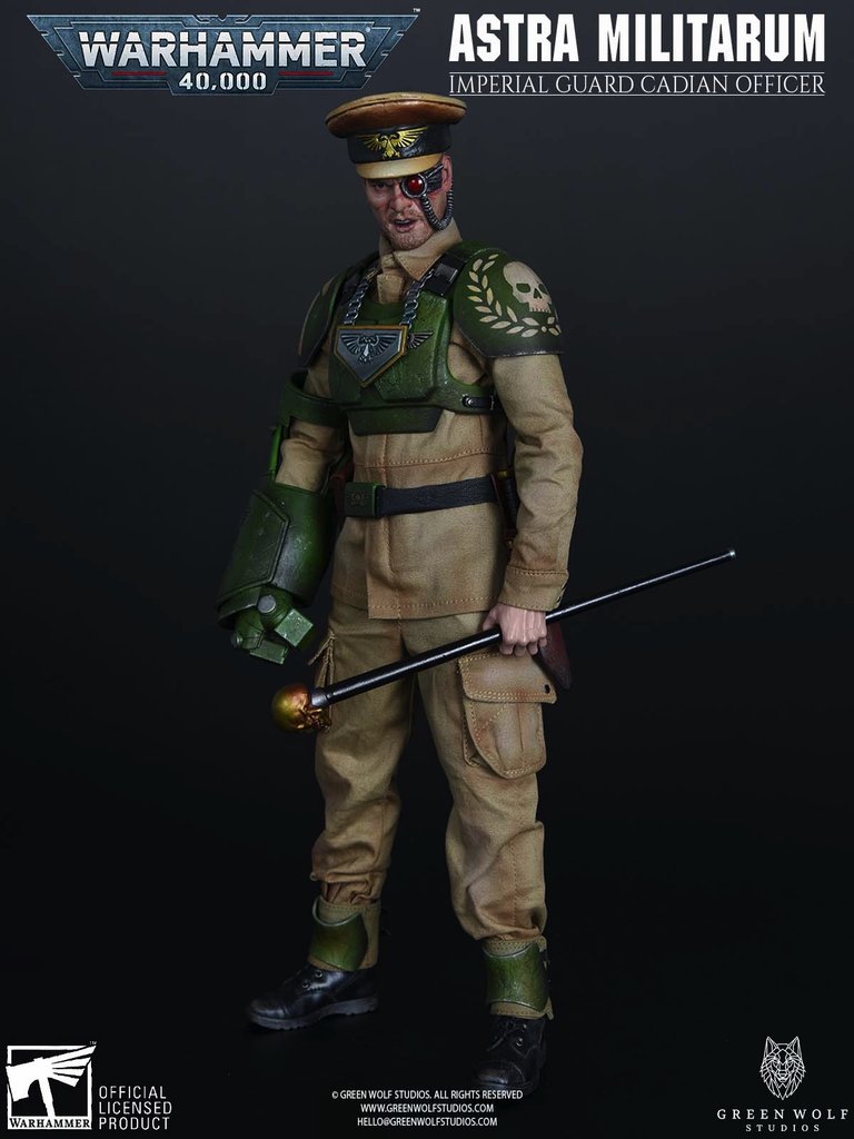 Imperial Guard Cadian Officer 1/6