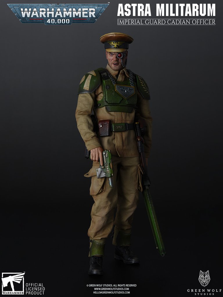 Imperial Guard Cadian Officer 1/6
