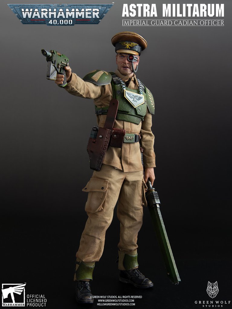 Imperial Guard Cadian Officer 1/6