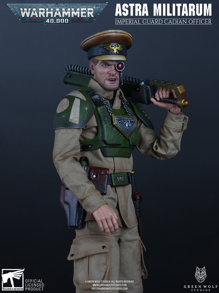 Imperial Guard Cadian Officer 1/6