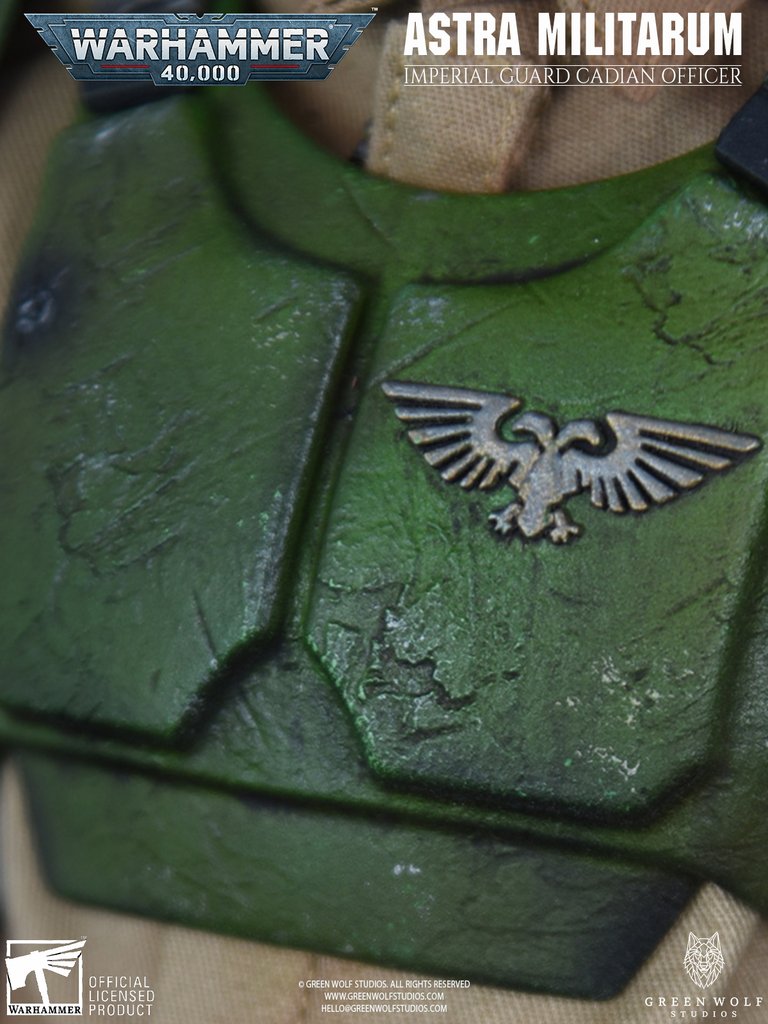Imperial Guard Cadian Officer 1/6