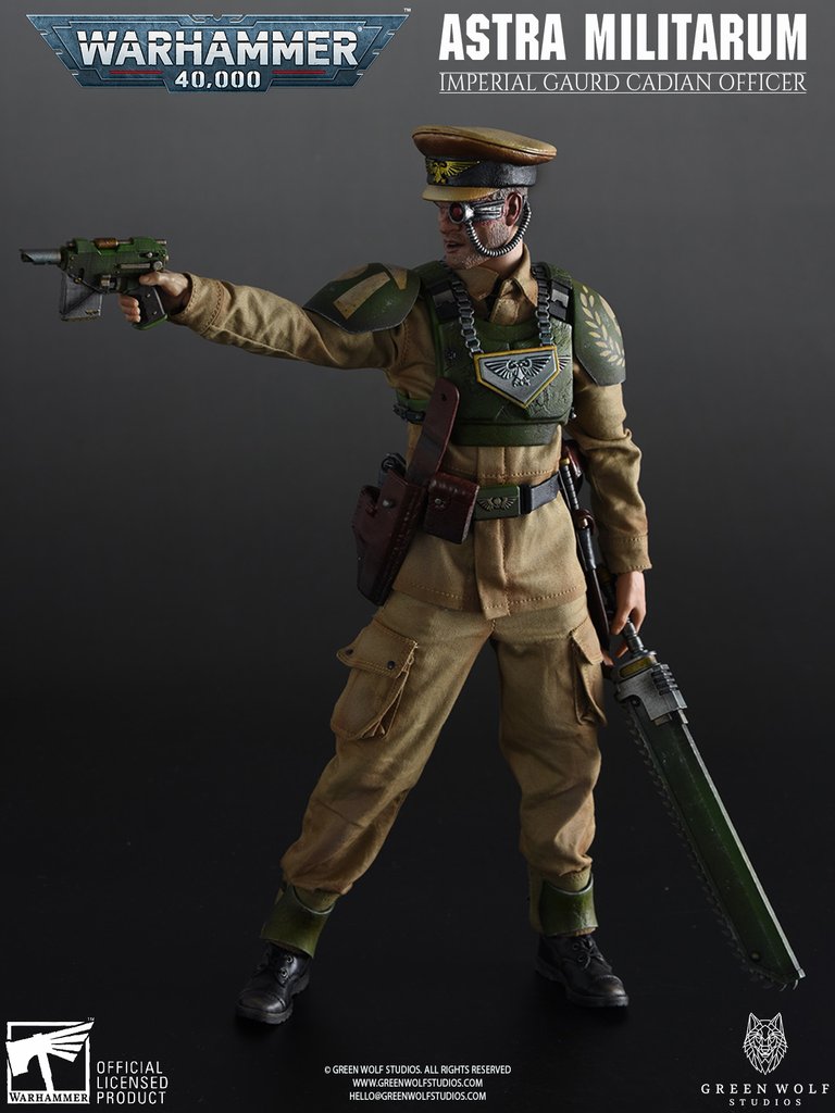 Imperial Guard Cadian Officer 1/6