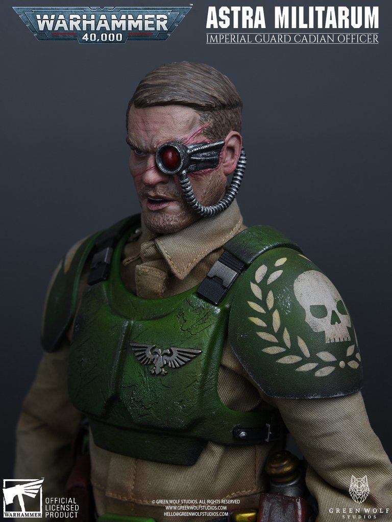 Imperial Guard Cadian Officer 1/6
