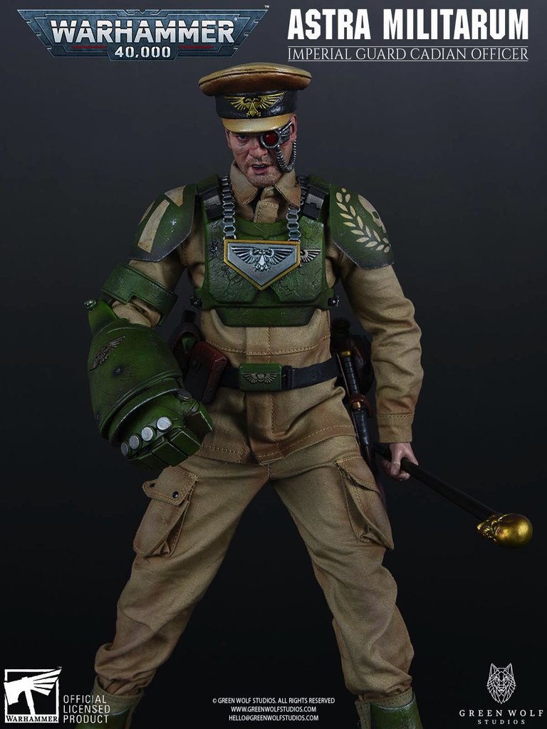 Imperial Guard Cadian Officer 1/6
