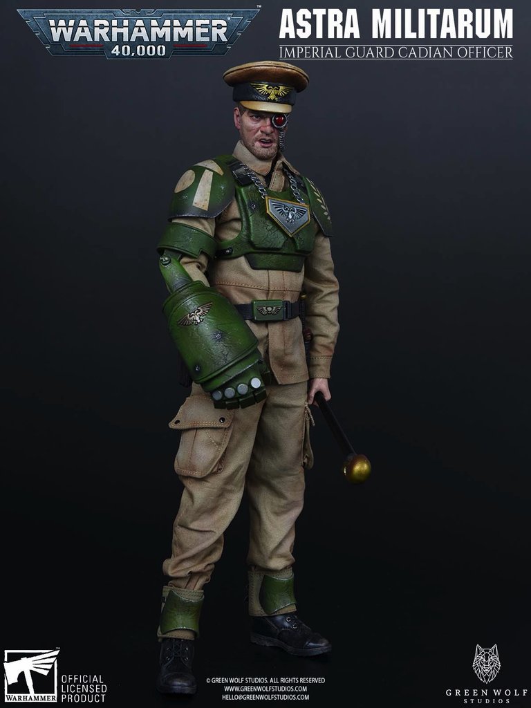 Imperial Guard Cadian Officer 1/6
