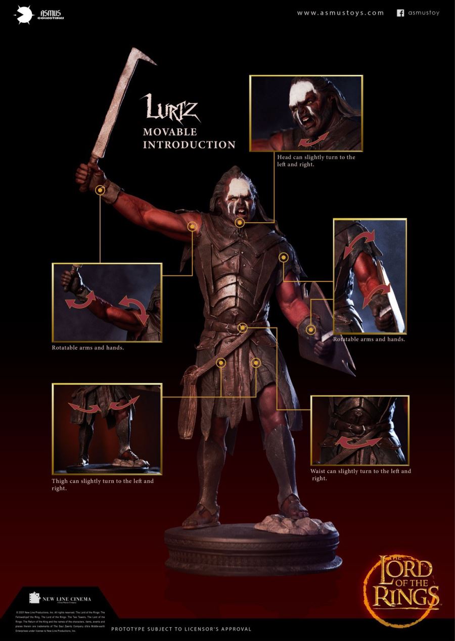 Lord of the Rings - Strong Orc Lutz Action Figure