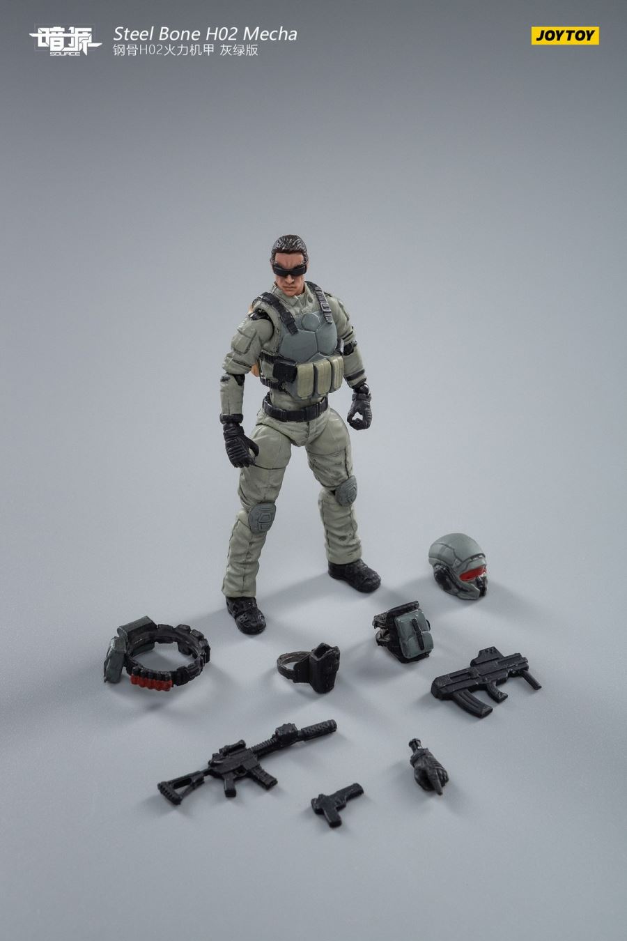 Steel Bone H02 Firepower Mecha (Gray-green)