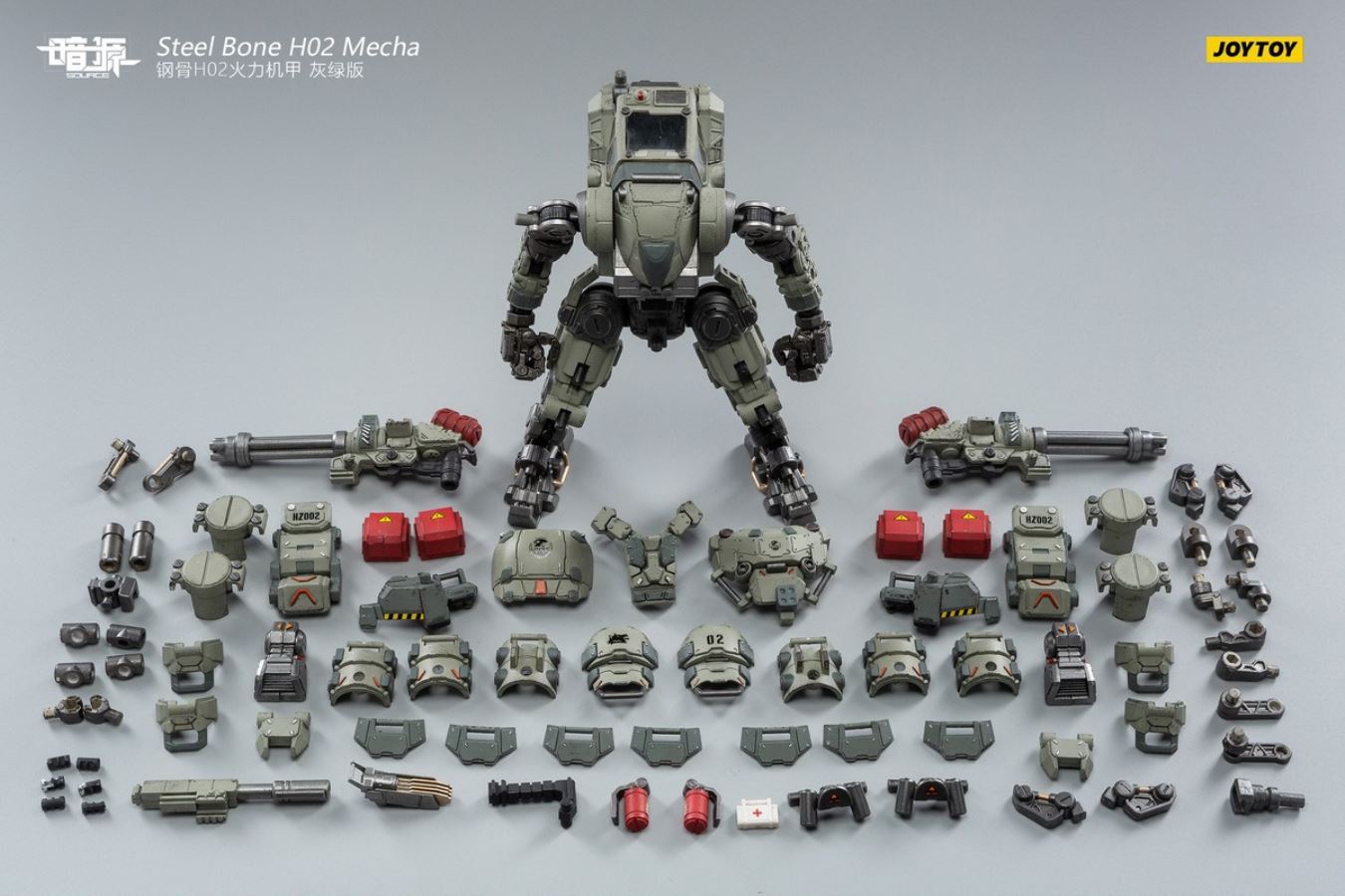 Steel Bone H02 Firepower Mecha (Gray-green)