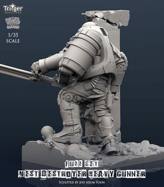 1/35 Nest Destroyer Heavy Gunner Full Set (w/Base)