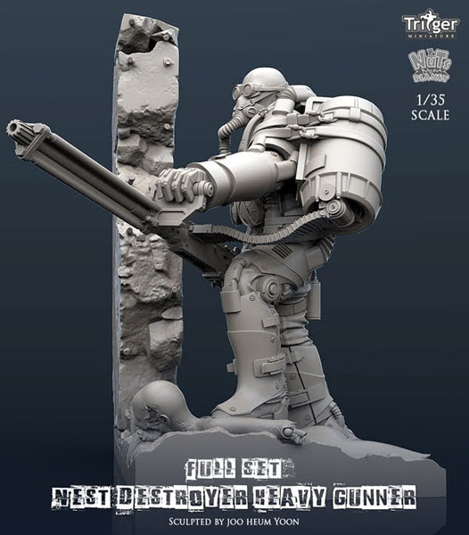 1/35 Nest Destroyer Heavy Gunner Full Set (w/Base)