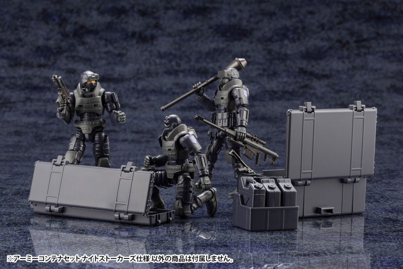 Hexa Gear Army Container Set Night Stalkers ver. 1/24 Kit Block