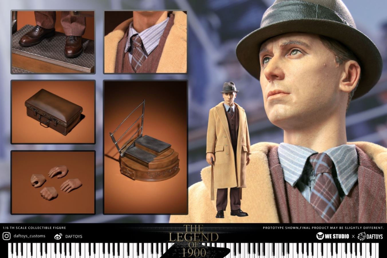Sea Pianist 1900 1/6