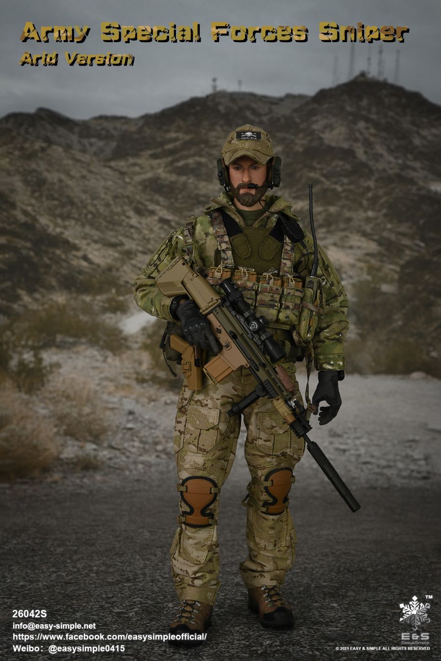 US Army Special Forces Sniper Shooter Limited Edition 1/6