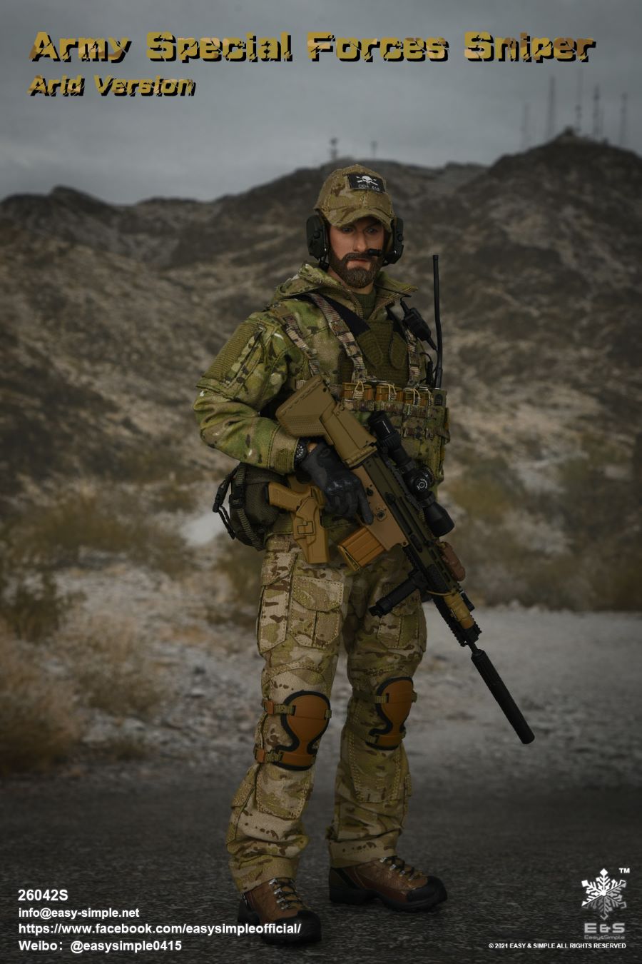 US Army Special Forces Sniper Shooter Limited Edition 1/6