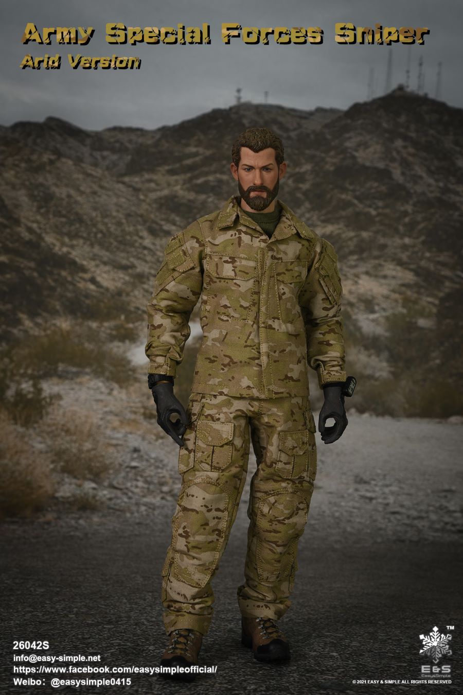 US Army Special Forces Sniper Shooter Limited Edition 1/6