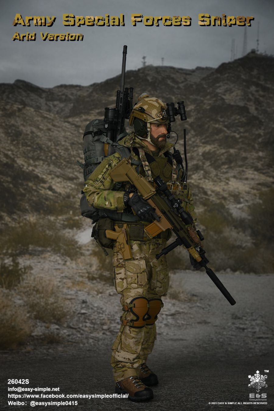 US Army Special Forces Sniper Shooter Limited Edition 1/6