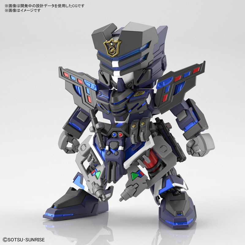 SDW HEROES Verde Buster Member Plastic Model SD Gundam World Heroes