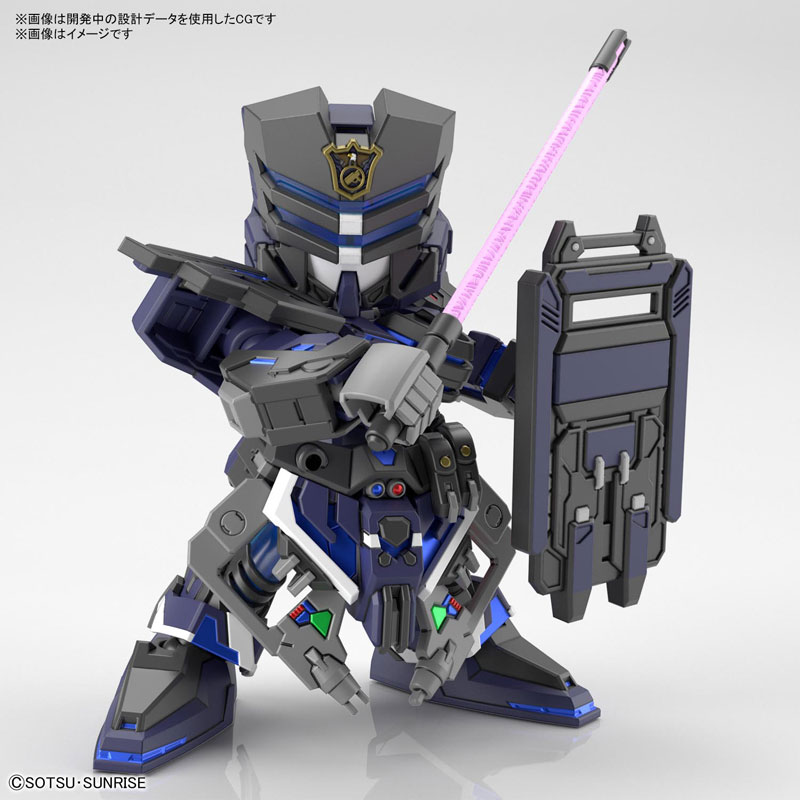 SDW HEROES Verde Buster Member Plastic Model SD Gundam World Heroes