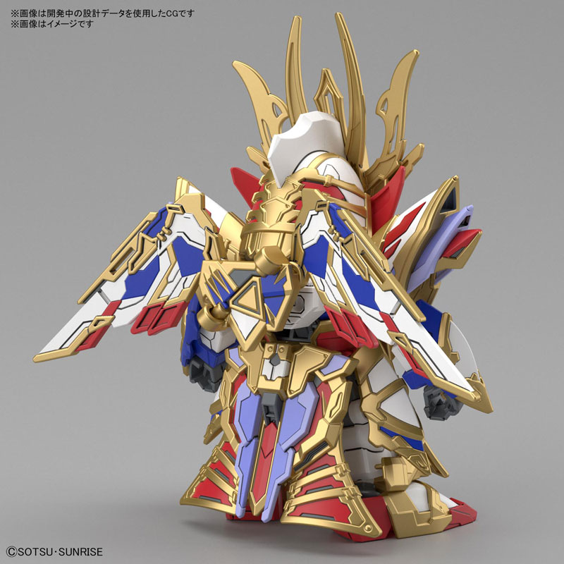 SDW HEROES Cao Cao Wing Gundam Isei no Sou Plastic Model SD Gundam World Heroes