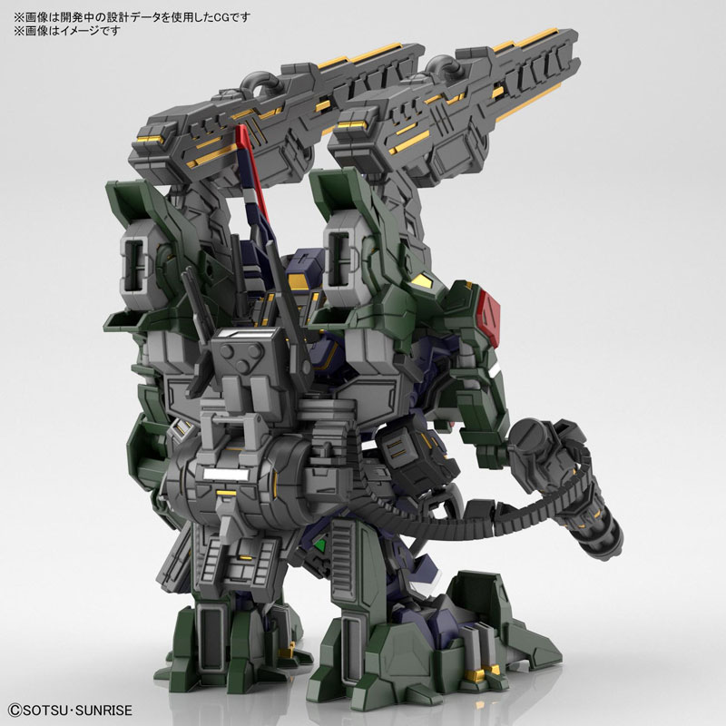 SDW HEROES Sergeant Verde Buster Gundam DX Set Plastic Model SD Gundam World Heroes
