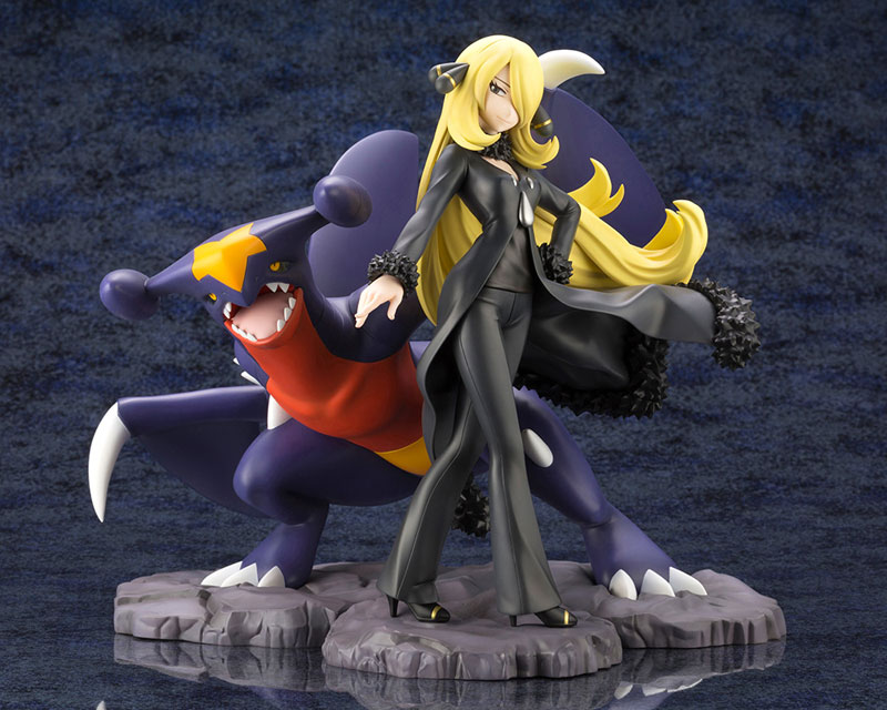 ARTFX J Pokemon Series Cynthia with Garchomp 1/8