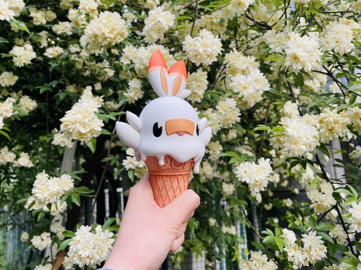 Ice Cream Scorbunny  - Pokemon