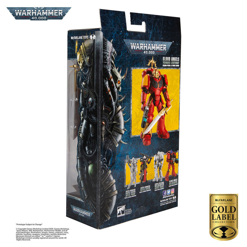 Warhammer 40,000 Action Figure #07 Blood Angels Primaris Lieutenant