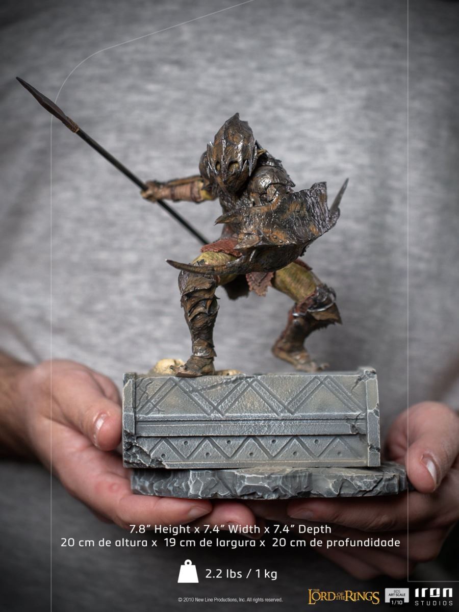 Armored Orc BDS Art Scale 1/10 – Lord of the Rings