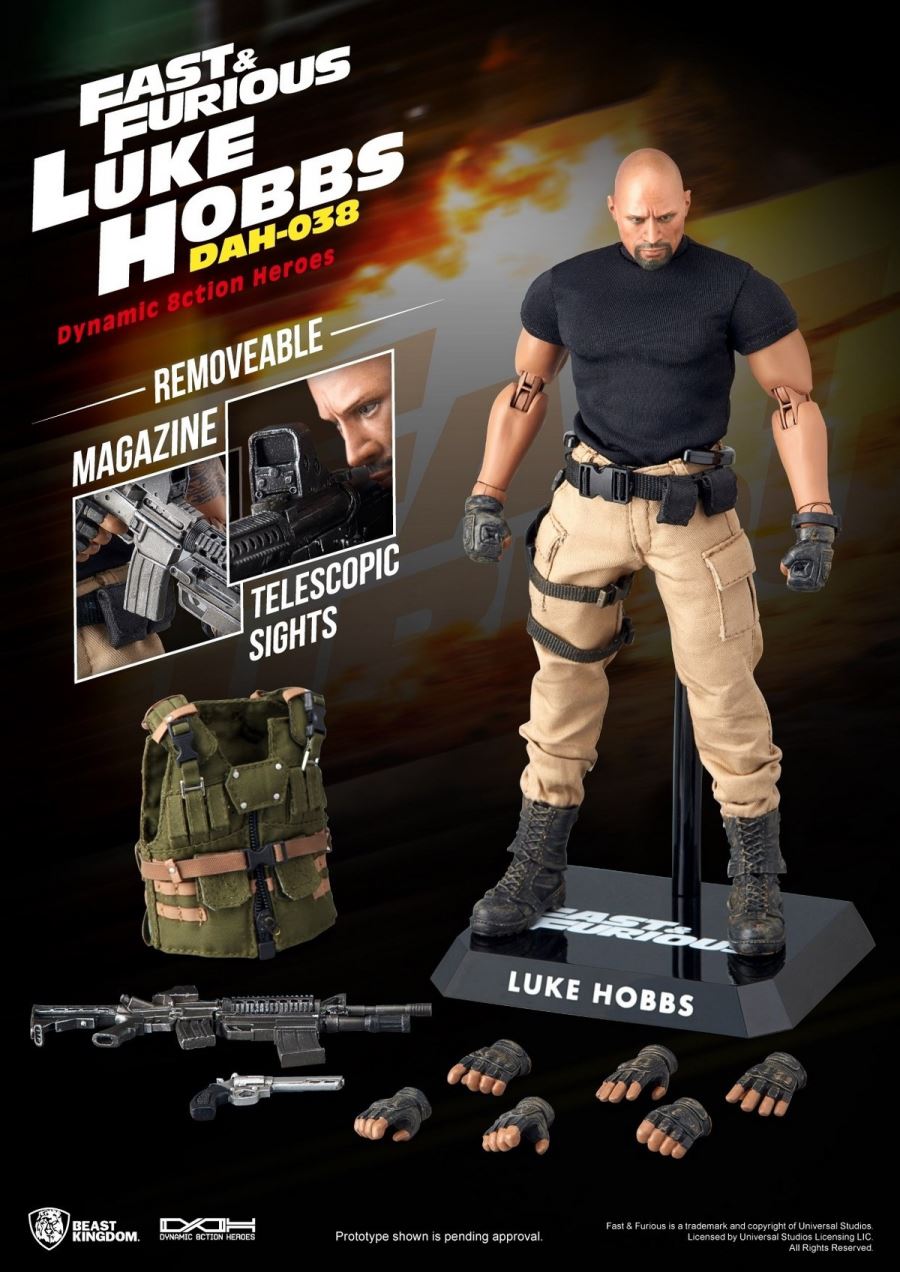 Ultimate Hero Series Fast and Furious - Luke Hobbs 1/9