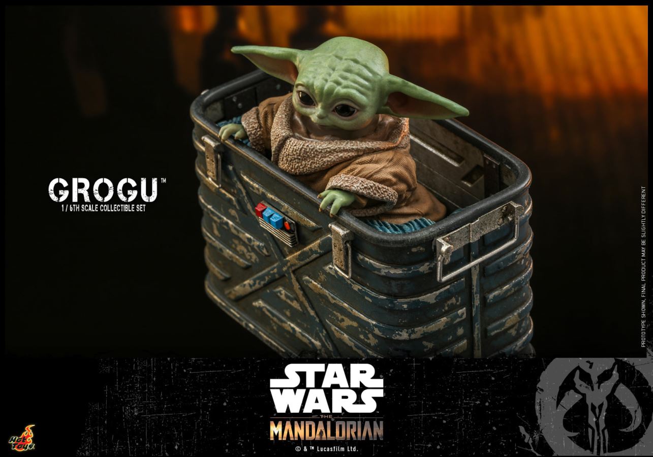 The Mandalorian Season 2 Yoda Baby Grogu Ancient Scene Set  1/6