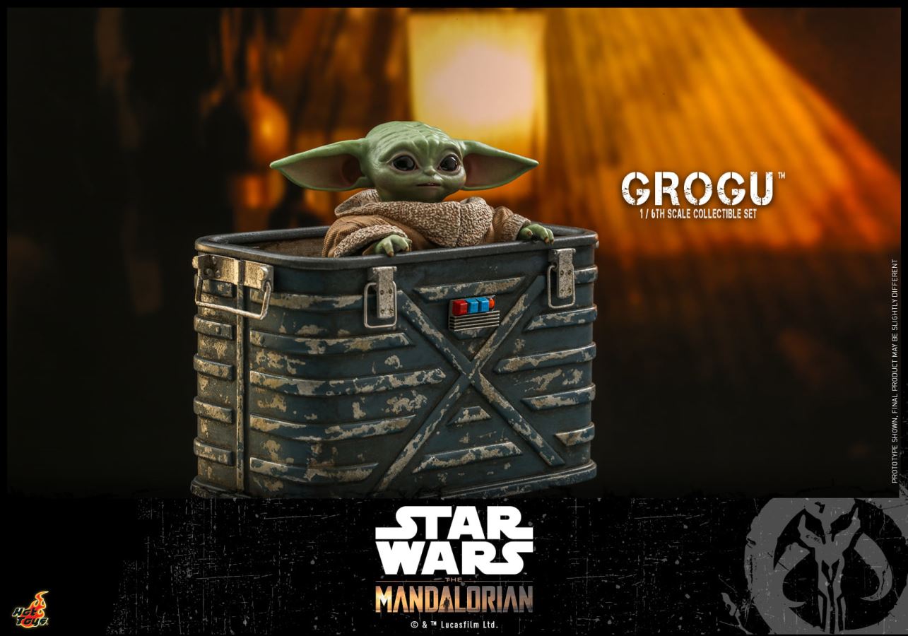 The Mandalorian Season 2 Yoda Baby Grogu Ancient Scene Set  1/6
