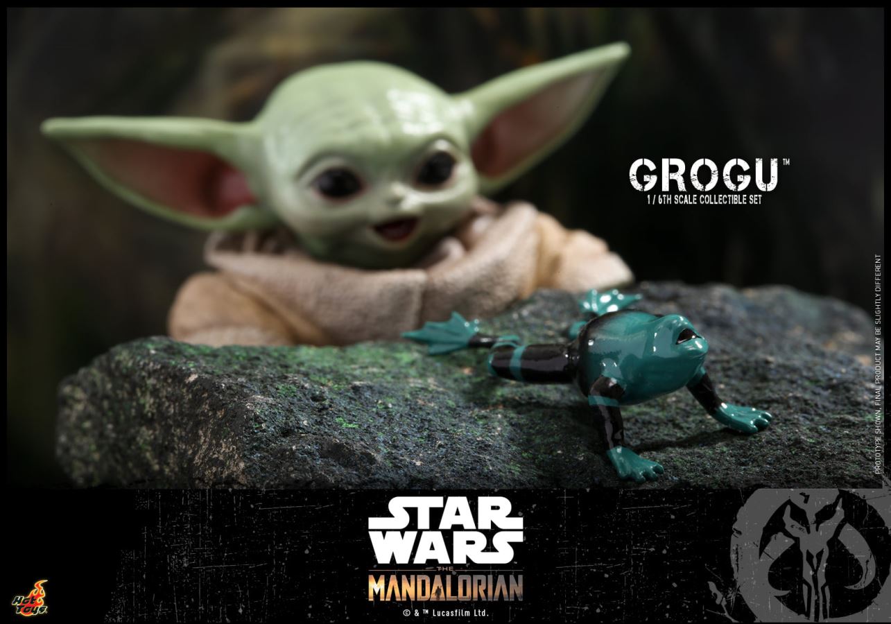 The Mandalorian Season 2 Yoda Baby Grogu Ancient Scene Set  1/6