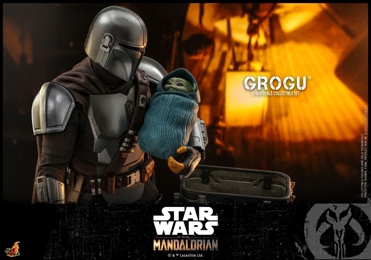The Mandalorian Season 2 Yoda Baby Grogu Ancient Scene Set  1/6