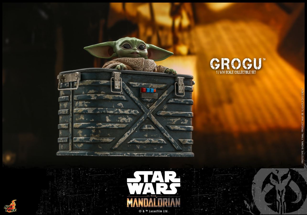 The Mandalorian Season 2 Yoda Baby Grogu Ancient Scene Set  1/6